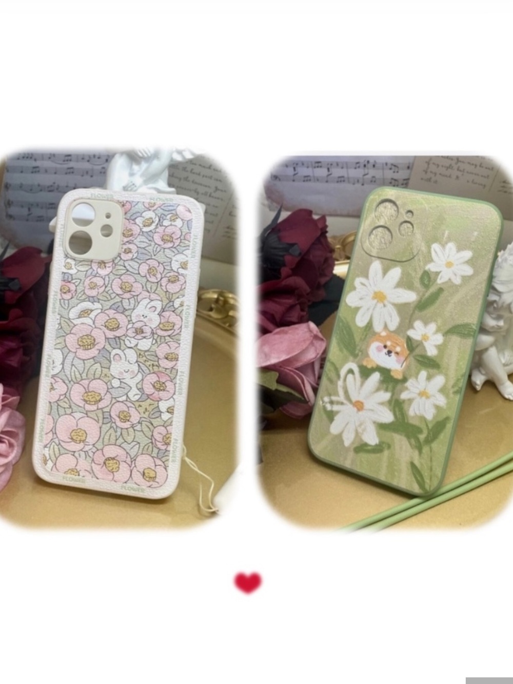 2 items.iPhone 12/13/PRO/PROMAX/MINI cute case, animal cartoon case